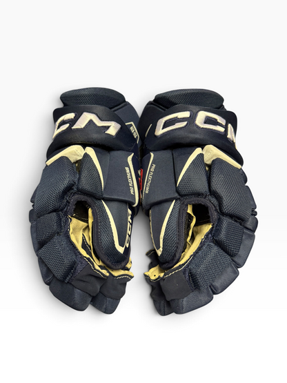 CCM Jetspeed FT6 Pro Senior Ice Hockey Gloves 14” Navy Used