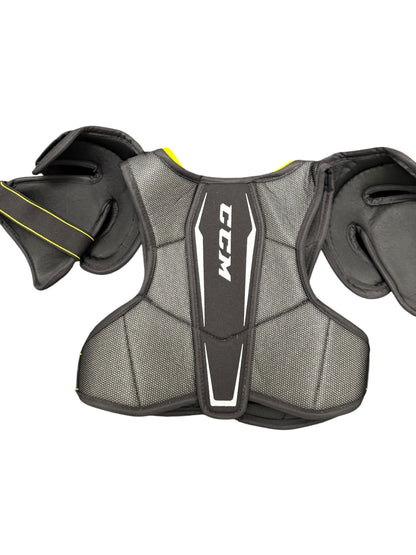 CCM Tacks 9550 Junior Ice Hockey Shoulder Pads Large – Black/Yellow