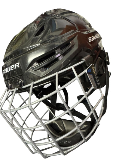 Bauer Re-Akt 55 Combo Ice Hockey Helmet – Medium – Black