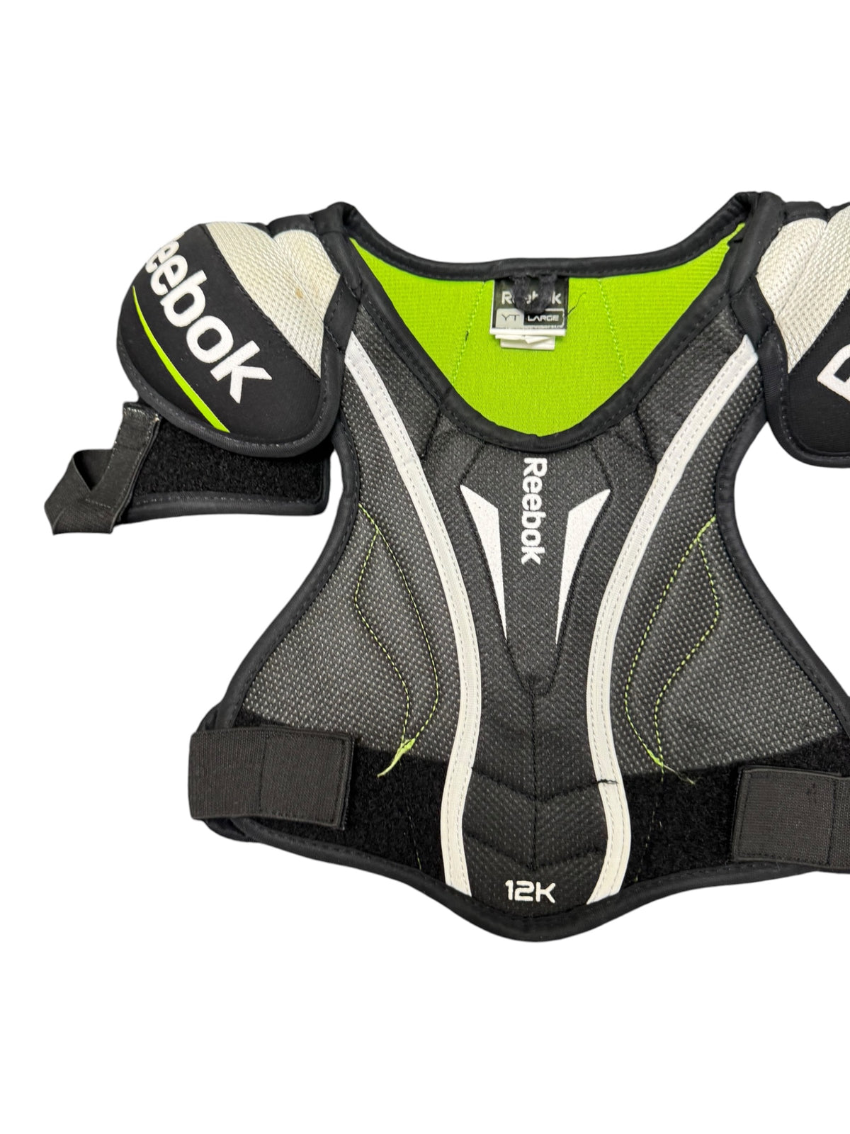 Reebok 12K Youth Ice Hockey Shoulder Pads – Large