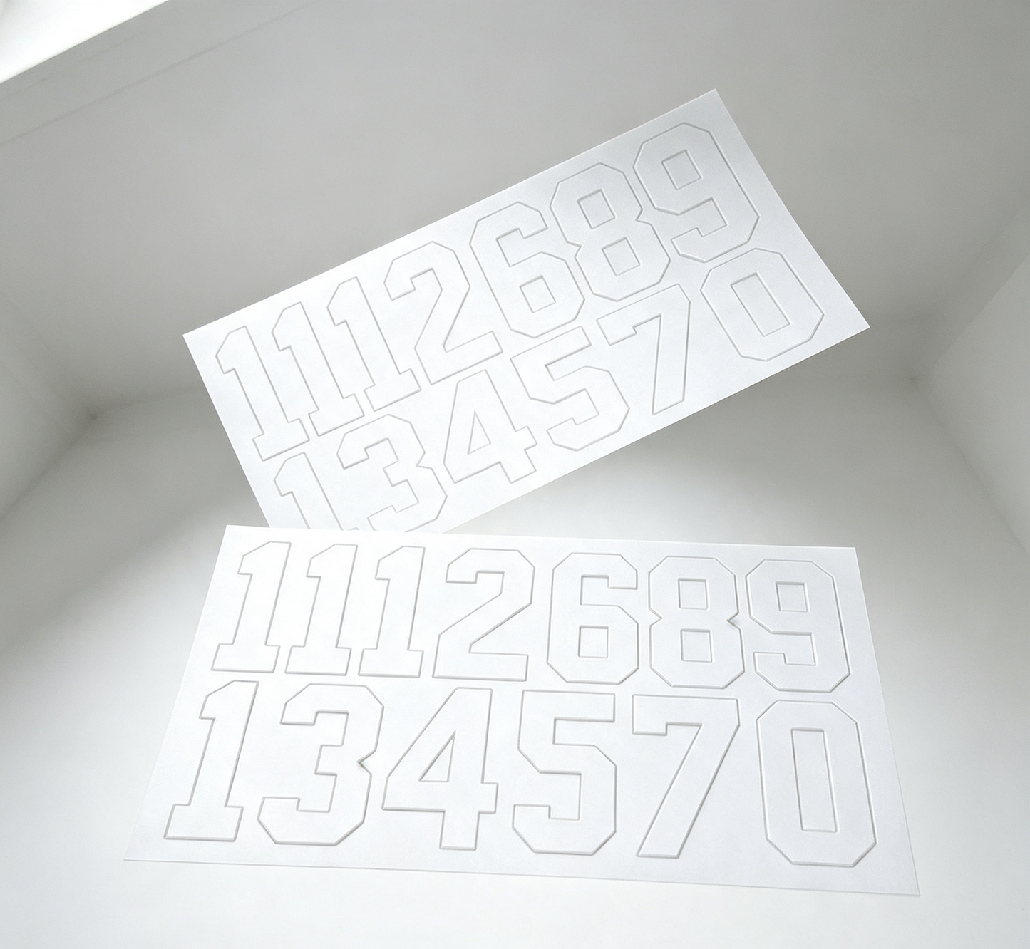 A&R Helmet Numbers Decals