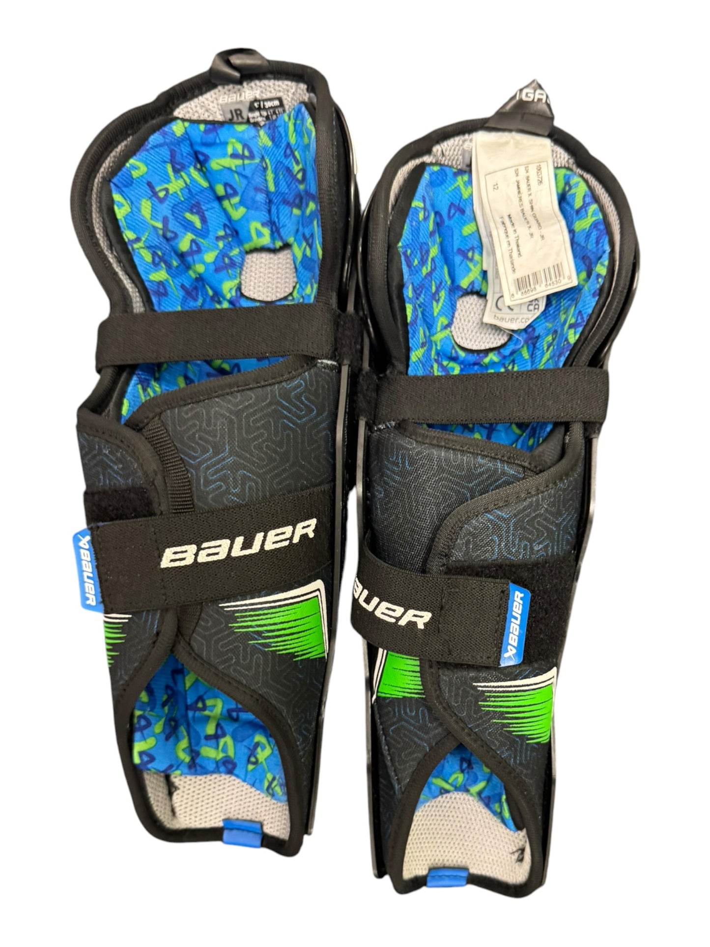 Bauer X S24 Junior Ice Hockey Shin Pads 12”
