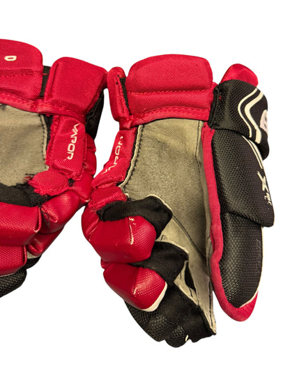 Bauer Vapor X900 Lite Junior Ice Hockey Gloves – 11” – Black/Red – Used