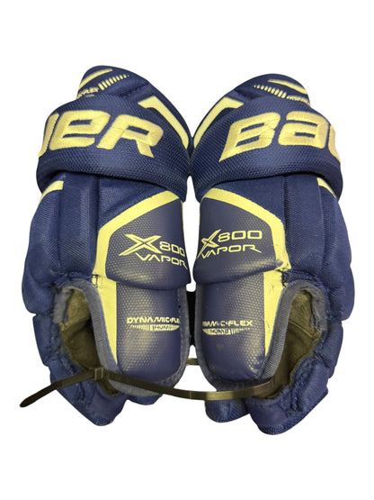 Bauer Vapor X800 Junior Ice Hockey Gloves 12” – Blue