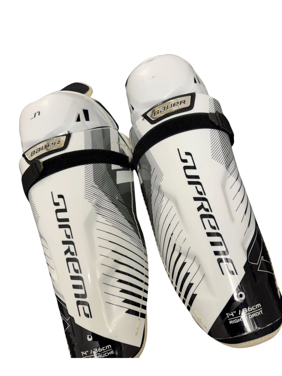Bauer Supreme Elite Ice Hockey Shin Pads – 14”
