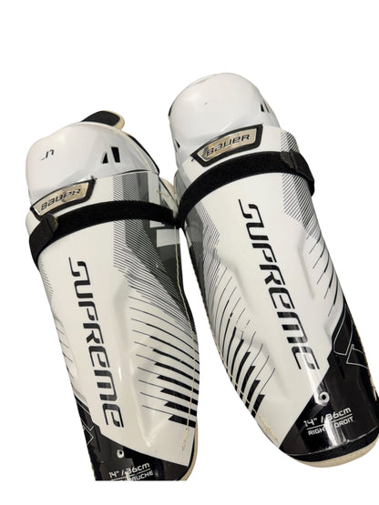 Bauer Supreme Elite Ice Hockey Shin Pads – 14”