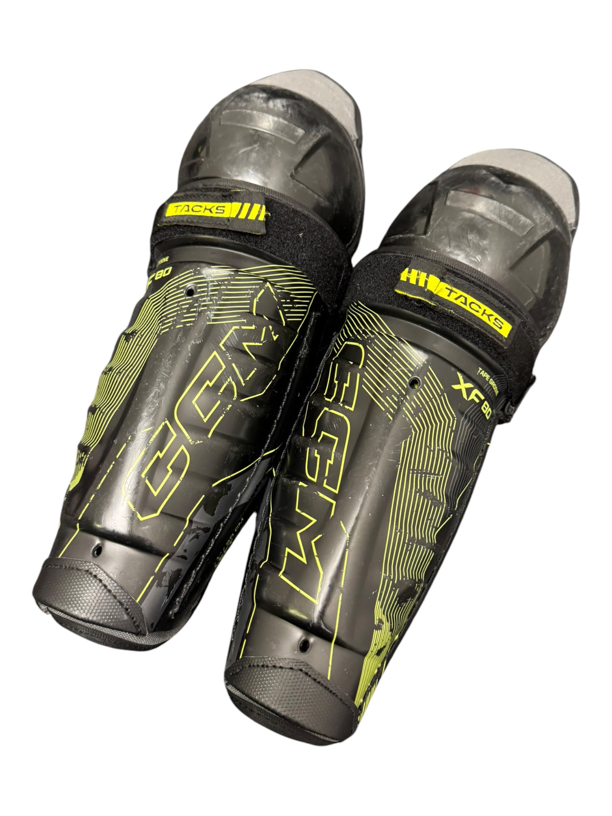 CCM XF80 Junior Ice Hockey Shin Pads – 11”