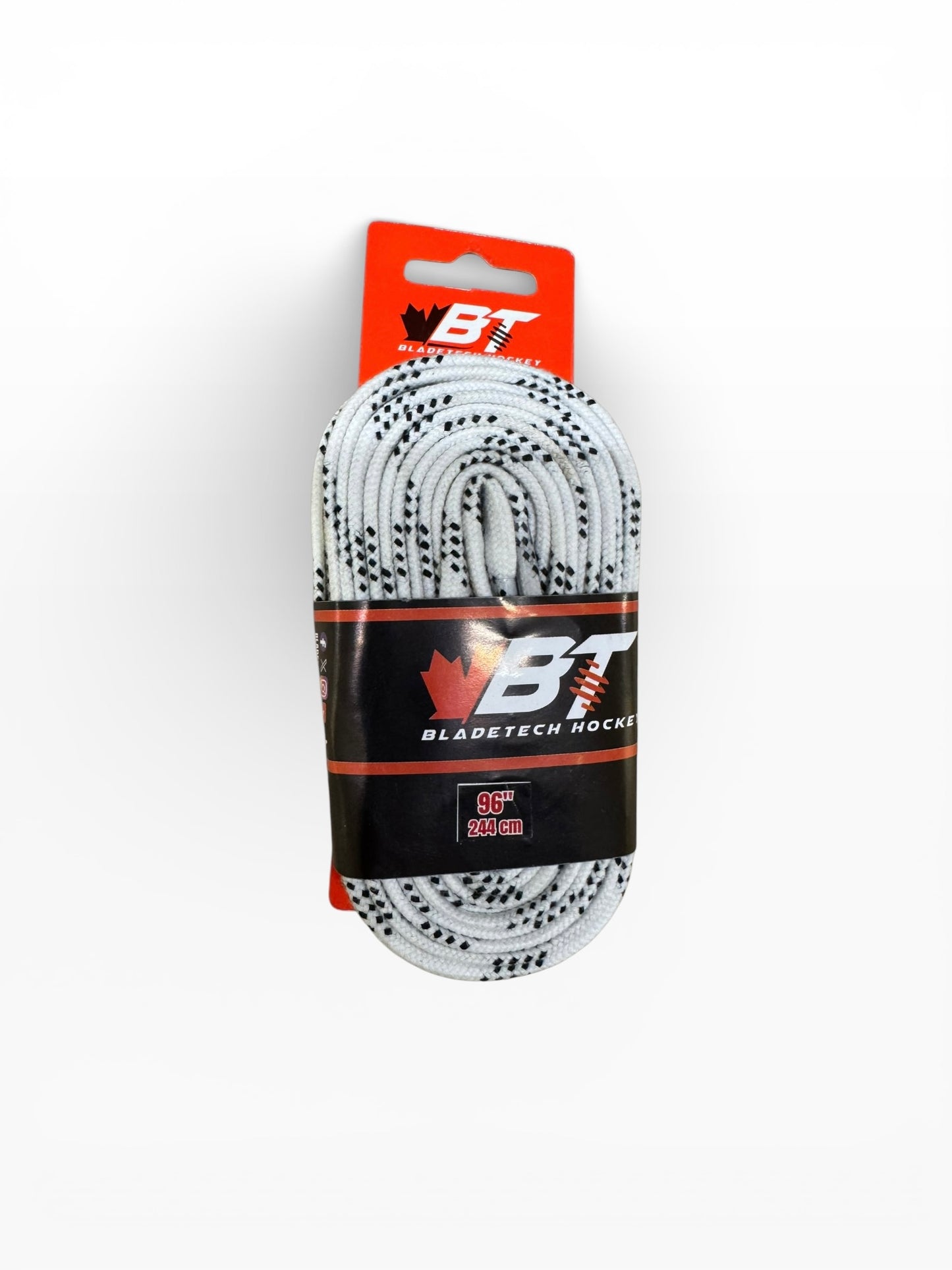Bladetech Hockey Waxed Ice Hockey Laces White