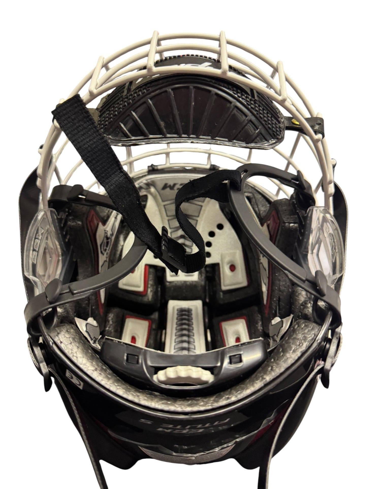 CCM FitLite Ice Hockey Helmet – Small – Black/Red – Like New