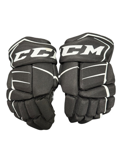CCM FT350 Junior Ice Hockey Gloves – Black, 11”