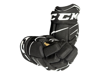 CCM FT350 Junior Ice Hockey Gloves – Black, 11”