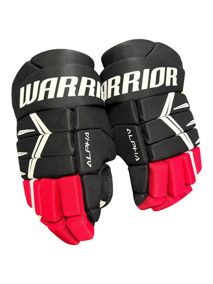 Warrior Alpha Evo Junior Ice Hockey Gloves – Black, 12”