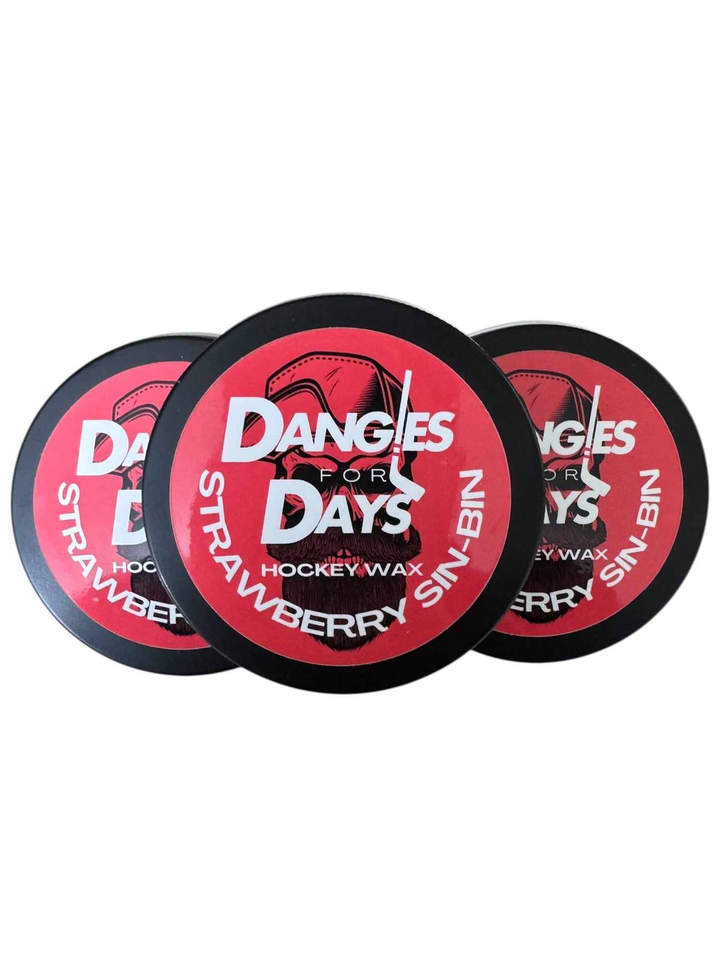 Dangles for Days Strawberry Sin-Bin Ice Hockey Wax