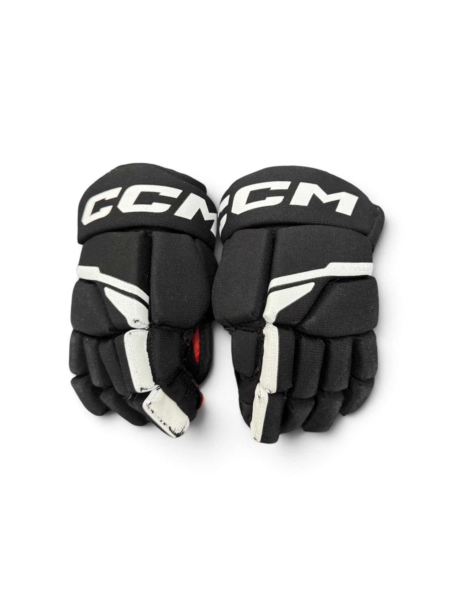 CCM NEXT Youth Ice Hockey Gloves 9” Black/Red Used