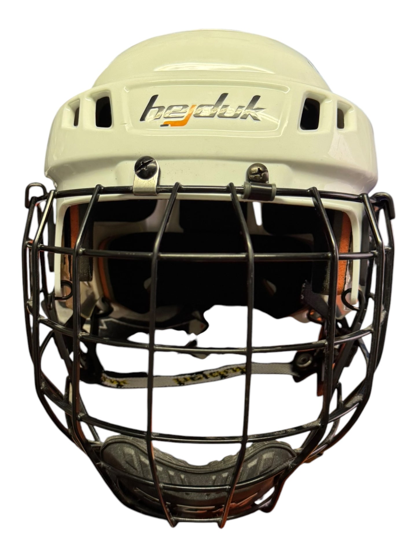 Hejduk Senior Ice Hockey Helmet M/L Black Cage