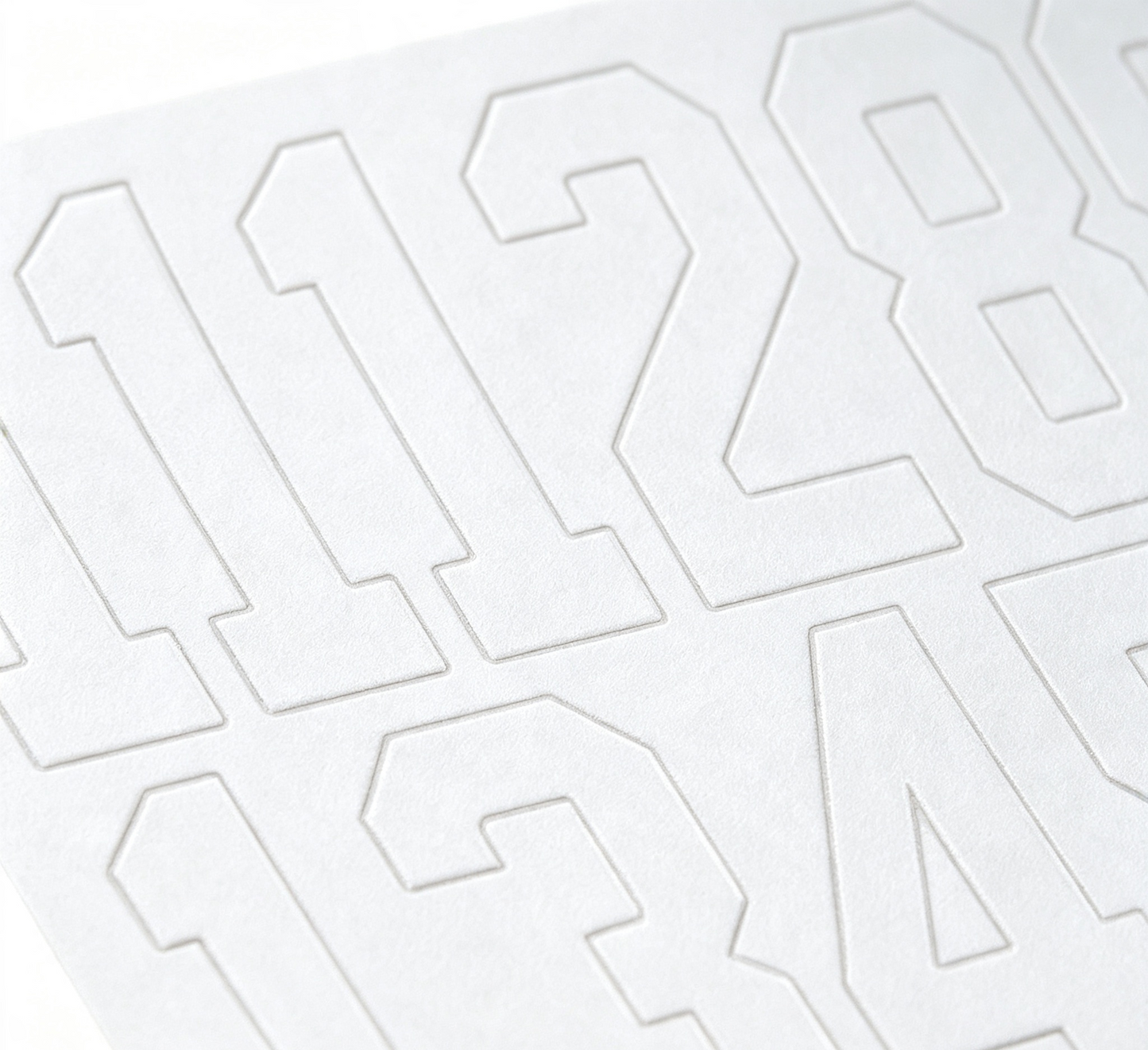 A&R Helmet Numbers Decals