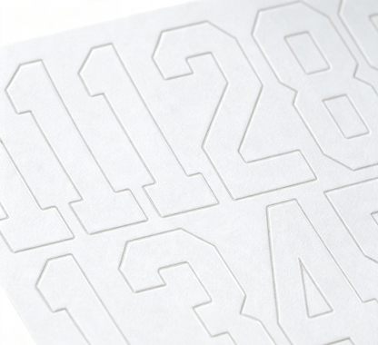 A&R Helmet Numbers Decals