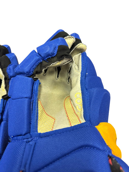 Buffalo Sabres Sherwood Pro Stock NHL Ice Hockey Gloves 15”