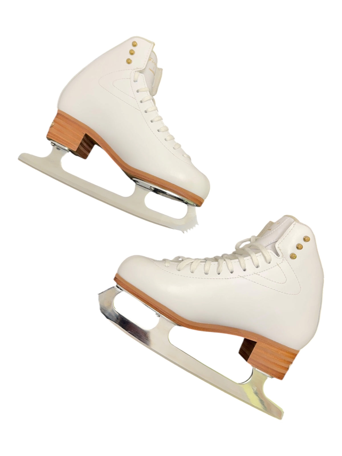 Jackson Finesse Figure Ice Skates – White, Size 7.5