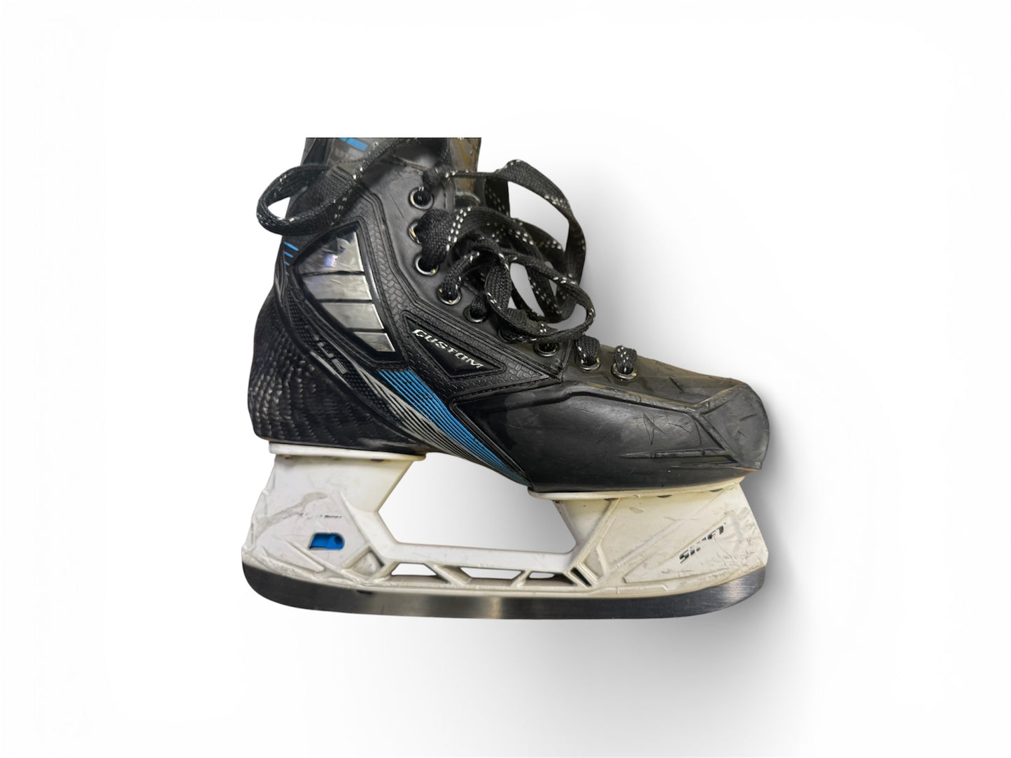 True Custom Senior Ice Hockey Skates – Black Size: 7.5 / 8.0