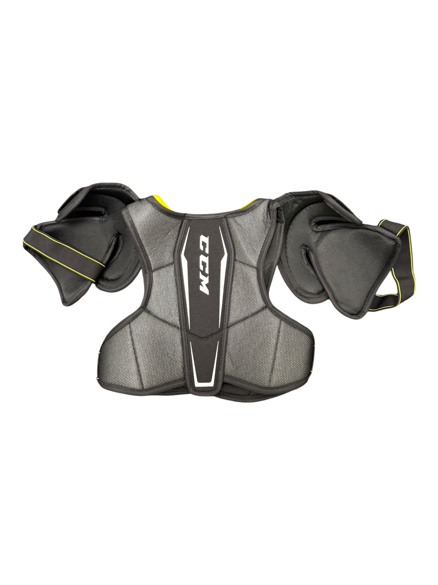 CCM Tacks 9550 Junior Ice Hockey Shoulder Pads Large – Black/Yellow