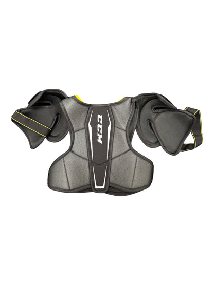 CCM Tacks 9550 Junior Ice Hockey Shoulder Pads Large – Black/Yellow