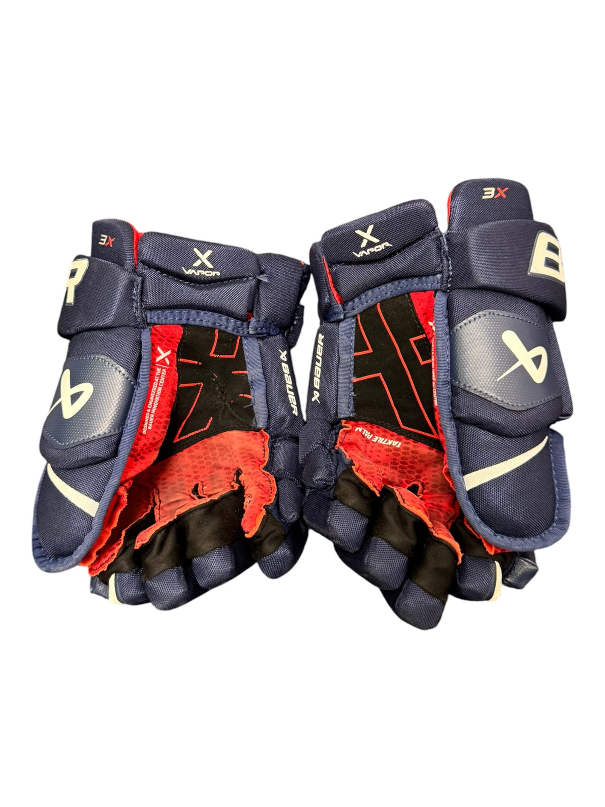 Bauer Vapor 3X Intermediate Ice Hockey Gloves – Navy, 13”