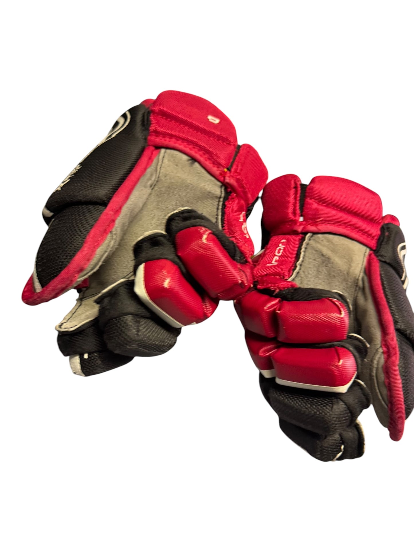 Bauer Vapor X900 Lite Junior Ice Hockey Gloves – 11” – Black/Red – Used