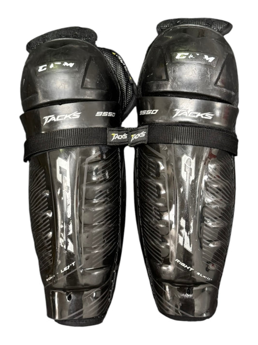 CCM Tacks 9550 Junior Ice Hockey Shin Pads – 11”