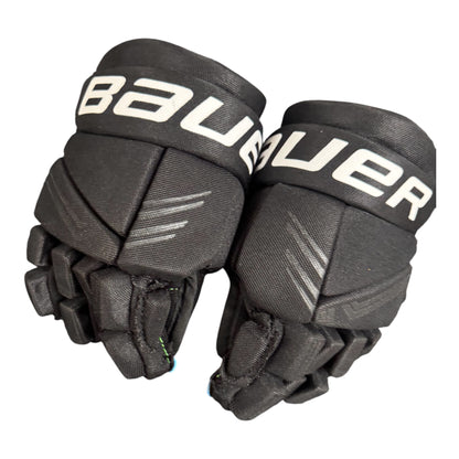 Bauer X S24 Youth Ice Hockey Gloves – 8” – Black/Blue