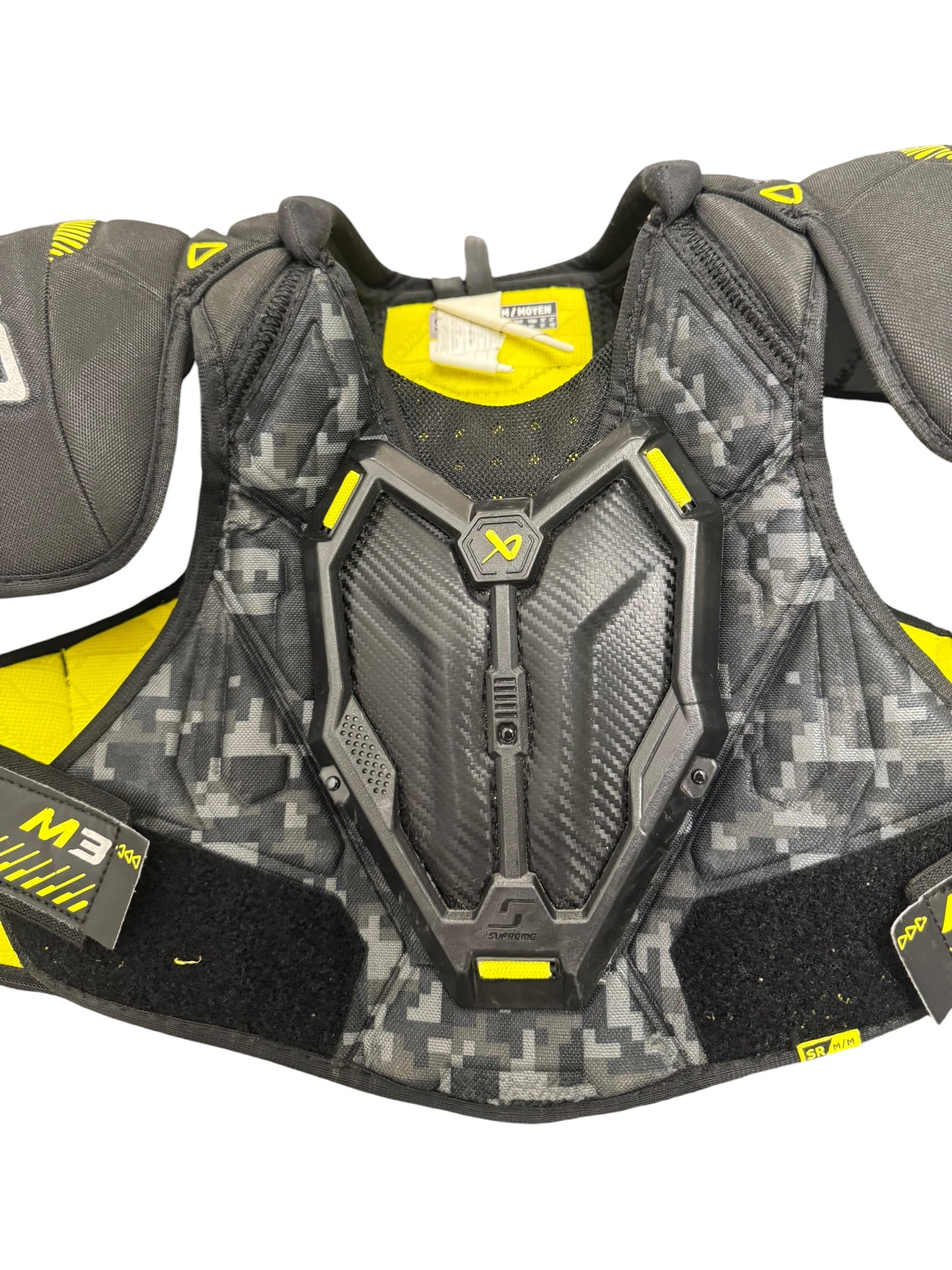 Bauer Supreme M3 Senior Ice Hockey Shoulder Pads – Black – Used