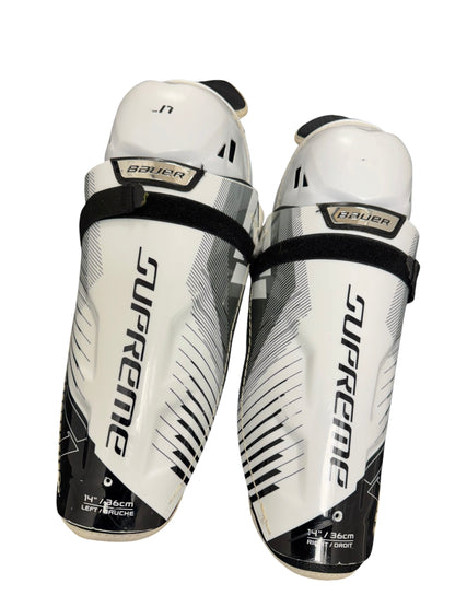 Bauer Supreme Elite Ice Hockey Shin Pads – 14”