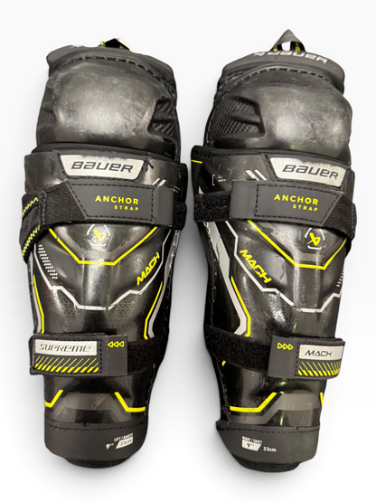 Bauer Supreme Mach Youth Ice Hockey Shin Pads – 9”