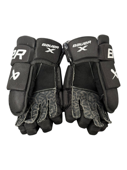Bauer X S24 Senior Ice Hockey Gloves – 14” – Black – Used