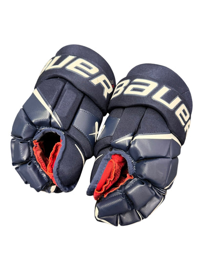 Bauer Vapor 3X Intermediate Ice Hockey Gloves – Navy, 13”