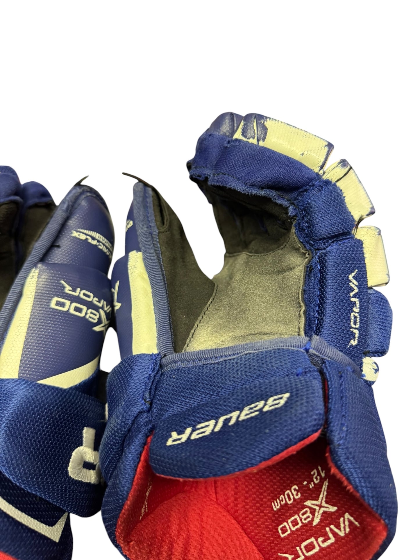 Bauer Vapor X800 Junior Ice Hockey Gloves 12” – Blue