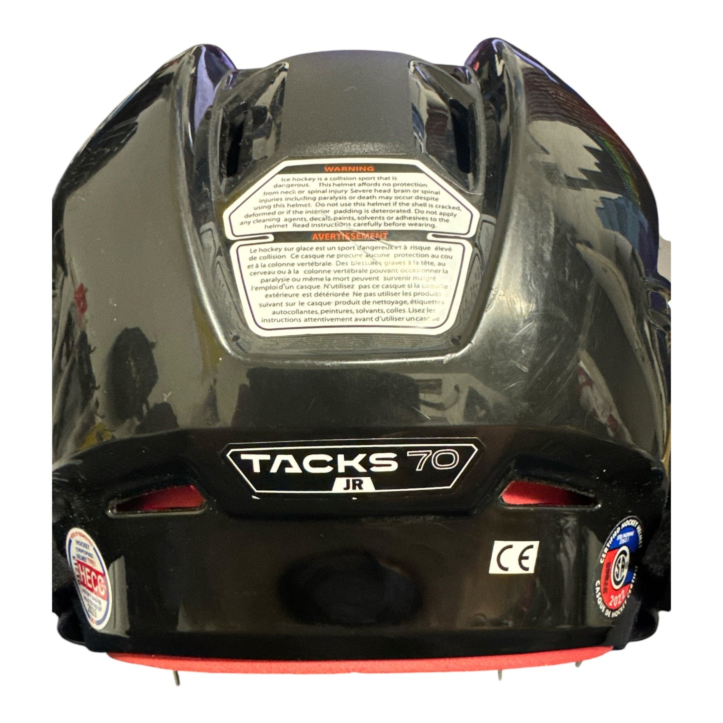 CCM Tacks 70 Junior Ice Hockey Helmet – Black