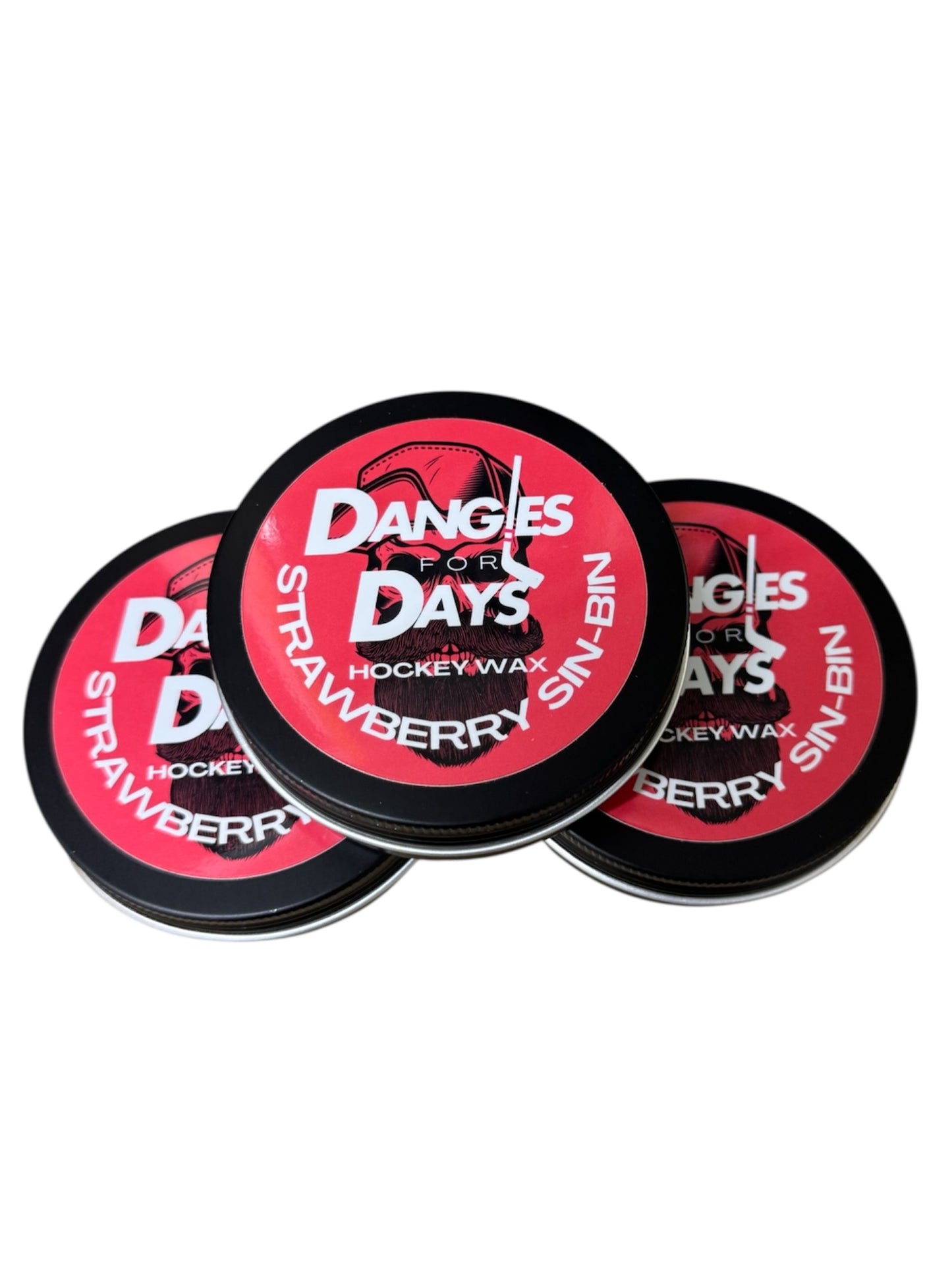 Dangles for Days Strawberry Sin-Bin Ice Hockey Wax