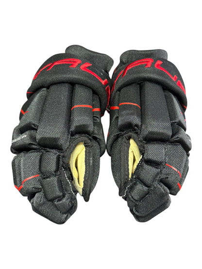 TRUE Junior Ice Hockey Gloves 11” Black & Red