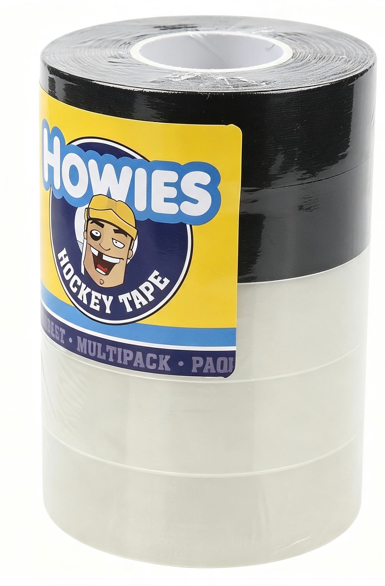 Howies Retail Pack – Clear & Black Hockey Tape