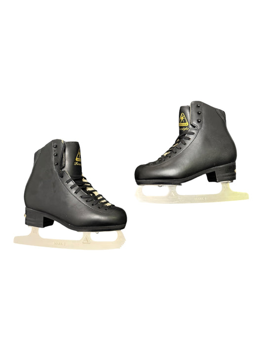 Jackson Freestyle Figure Ice Skates – Black, Size 1.5