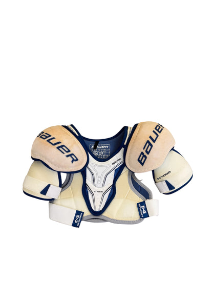 Bauer Nexus 7000 Junior Ice Hockey Shoulder Pads Size Small – Good Condition – Used