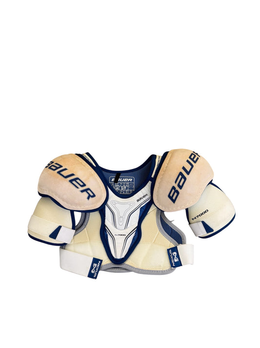 Bauer Nexus 7000 Junior Ice Hockey Shoulder Pads Size Small – Good Condition – Used
