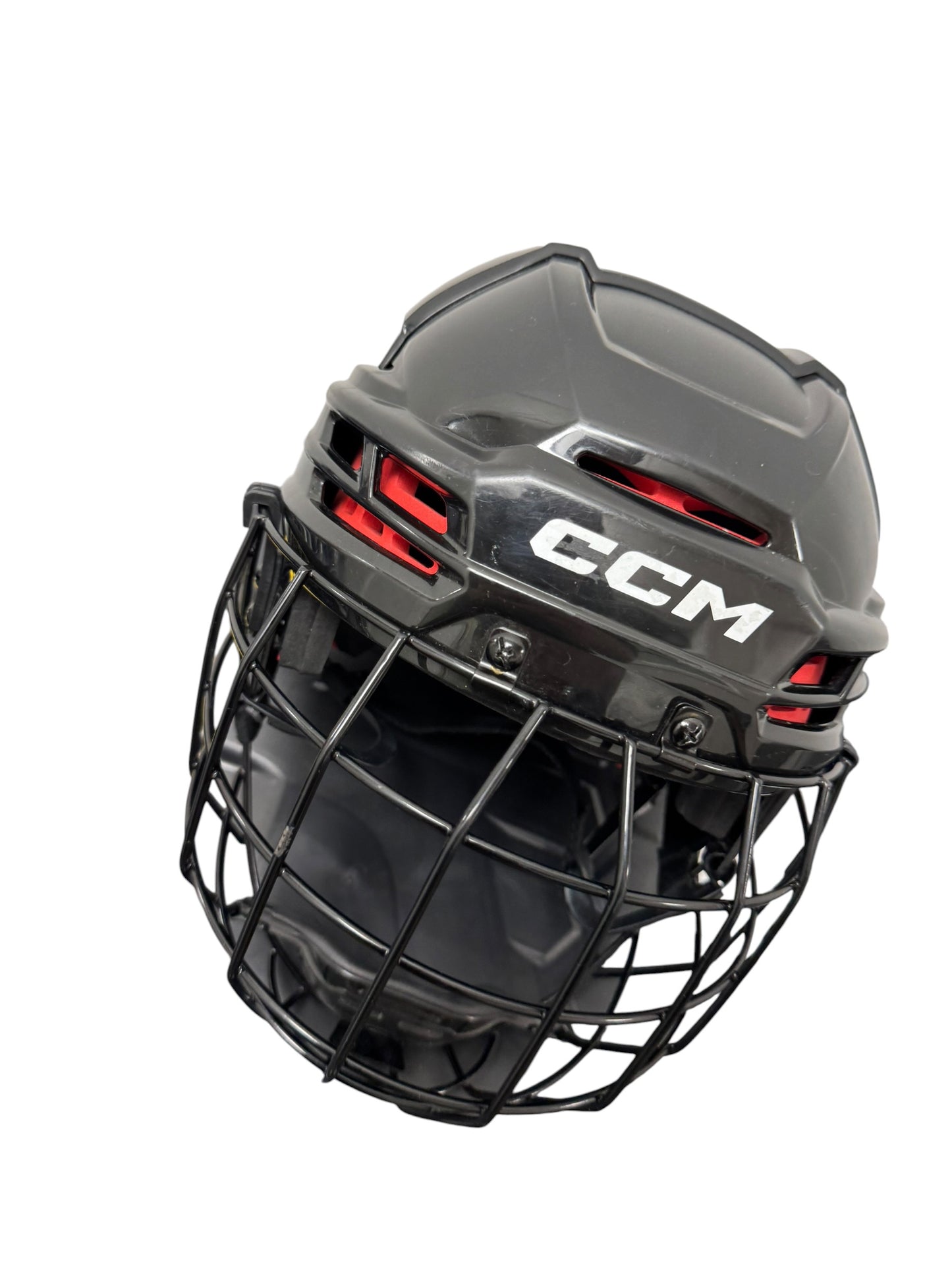 CCM Tacks 70 Senior Ice Hockey Helmet – Medium – Black – Used