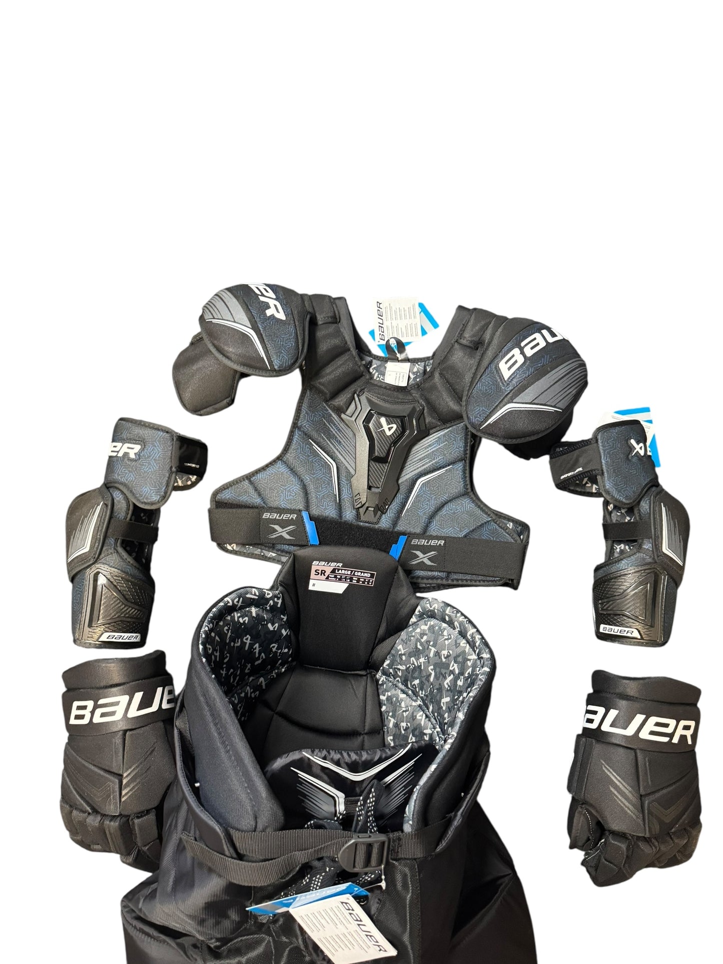 Bauer X S24 Protective Gear Senior Players Bundle